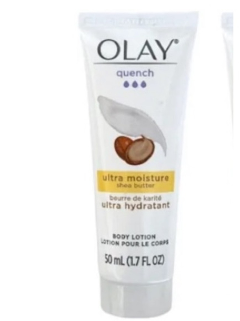 1 Olay Quench Ultra Moisture Shea Butter Body Lotion Purse Travel Size 1.7 oz Ea